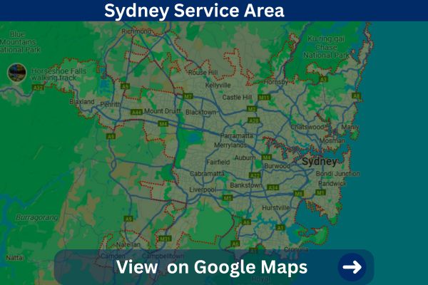 Sydney Areas on Google Maps